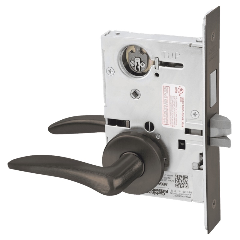 Picture of Corbin Russwin ML2065 DSA Dormitory or Entrance Mortise Lock, DS Lever, A Rose