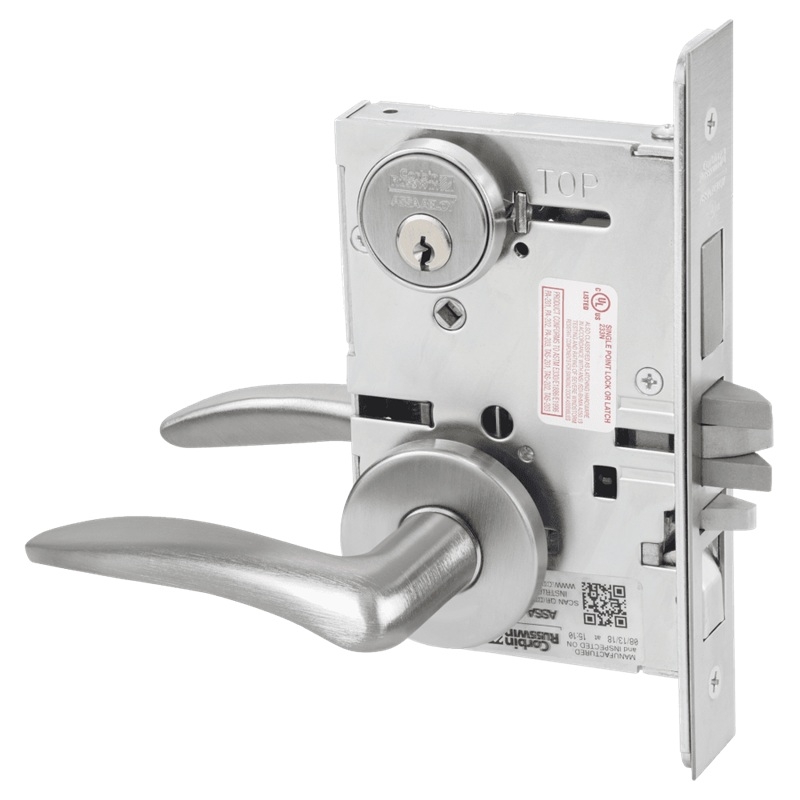 Picture of Corbin Russwin ML2067 DSA Apartment or Dormitory Mortise Lock, DS Lever, A Rose