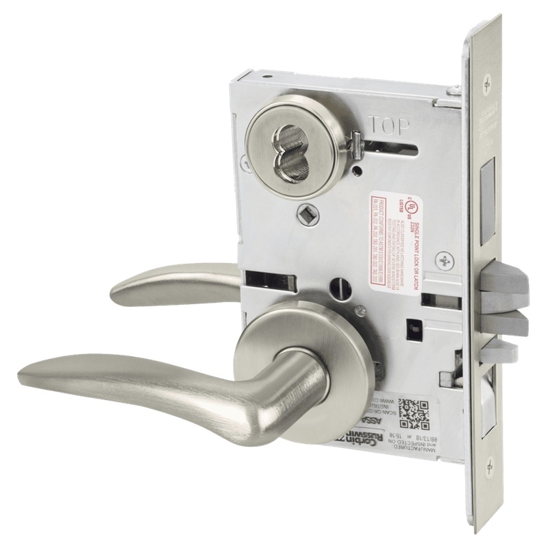 Picture of Corbin Russwin ML2067 DSA Apartment or Dormitory Mortise Lock, DS Lever, A Rose