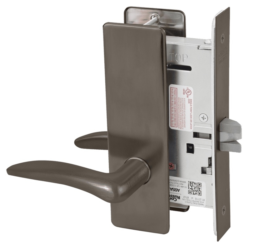 Picture of Corbin Russwin ML2010 DSM Passage or Closet Mortise Lock, DS Lever, M Escutcheon