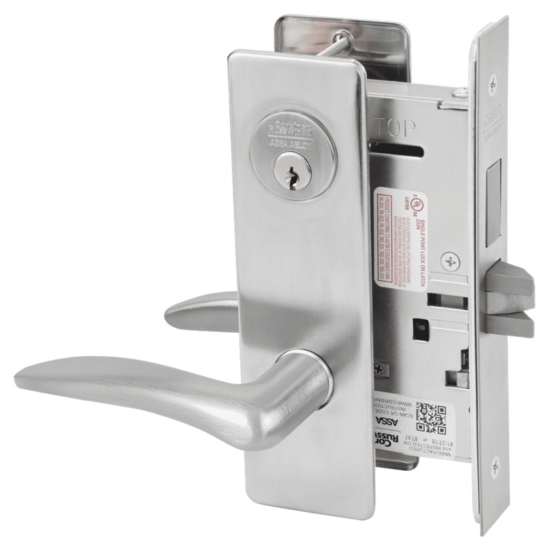 Picture of Corbin Russwin ML2022 DSM Store Door Mortise Lock, DS Lever, M Escutcheon