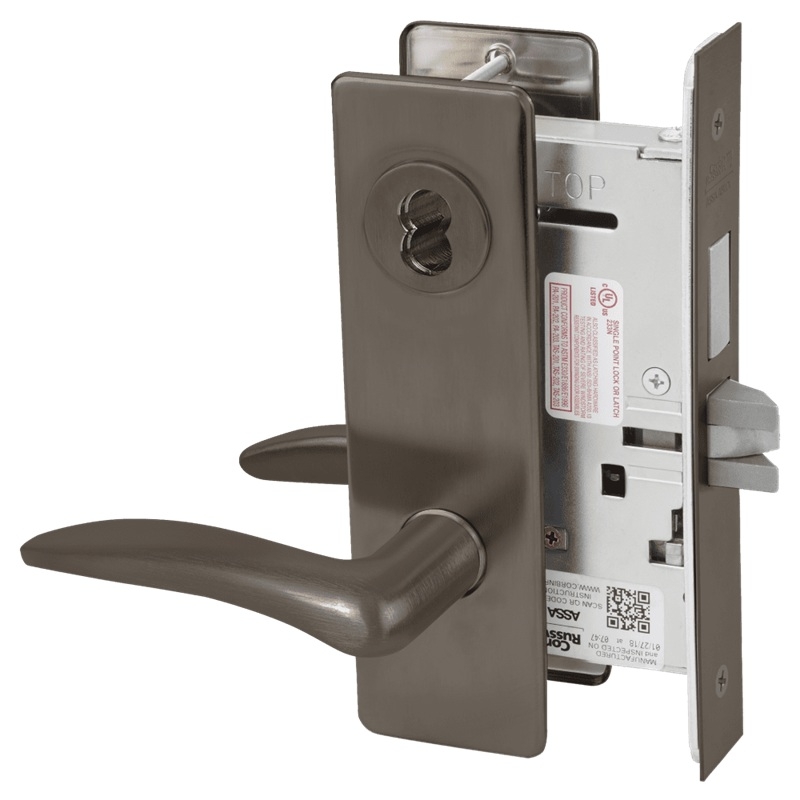 Picture of Corbin Russwin ML2024 DSM Entrance or Storeroom Mortise Lock, DS Lever, M Escutcheon