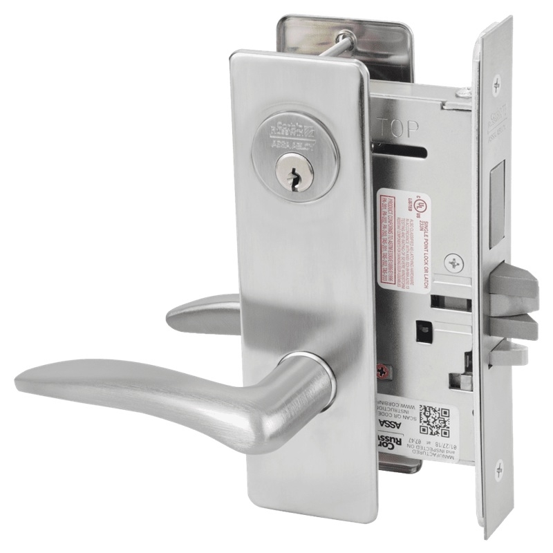 Picture of Corbin Russwin ML2029 DSM Hotel or Motel Mortise Lock, DS Lever, M Escutcheon