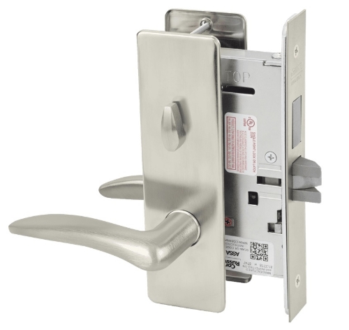 Picture of Corbin Russwin ML2030 DSM Privacy, Bedroom or Bathroom Mortise Lock, DS Lever, M Escutcheon