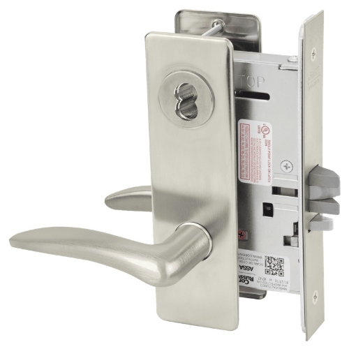 Picture of Corbin Russwin ML2042 DSM Entrance or Public Restroom Mortise Lock, DS Lever, M Escutcheon