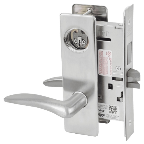 Picture of Corbin Russwin ML2065 DSM Dormitory or Entrance Mortise Lock, DS Lever, M Escutcheon