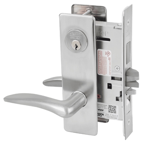 Picture of Corbin Russwin ML2067 DSM Apartment or Dormitory Mortise Lock, DS Lever, M Escutcheon