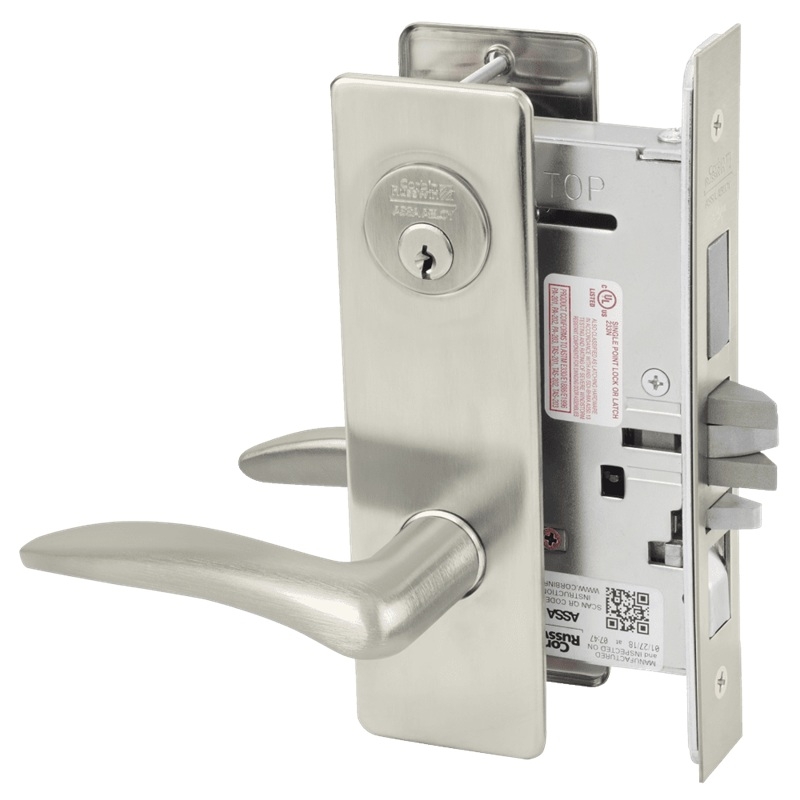 Picture of Corbin Russwin ML2067 DSM Apartment or Dormitory Mortise Lock, DS Lever, M Escutcheon