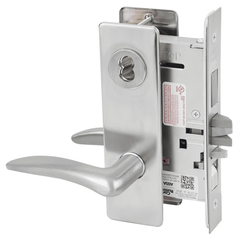 Picture of Corbin Russwin ML2067 DSM Apartment or Dormitory Mortise Lock, DS Lever, M Escutcheon
