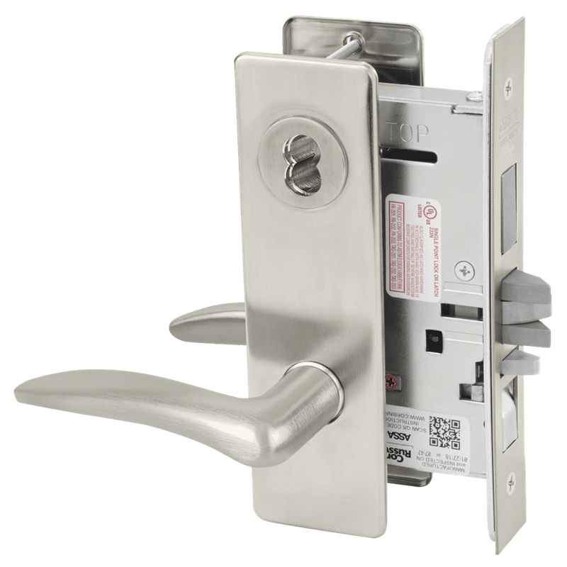 Picture of Corbin Russwin ML2067 DSM Apartment or Dormitory Mortise Lock, DS Lever, M Escutcheon