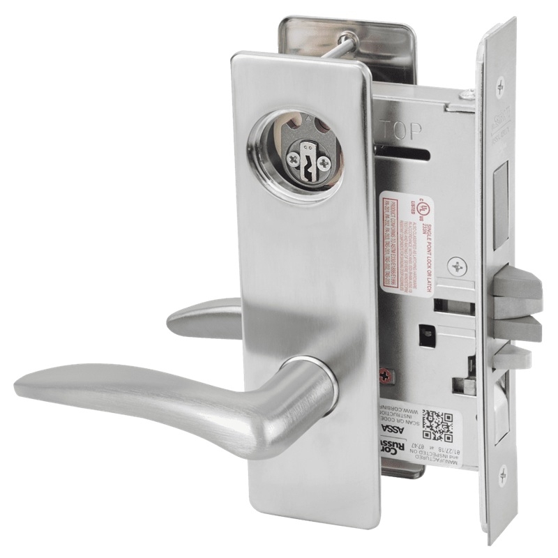 Picture of Corbin Russwin ML2067 DSM Apartment or Dormitory Mortise Lock, DS Lever, M Escutcheon