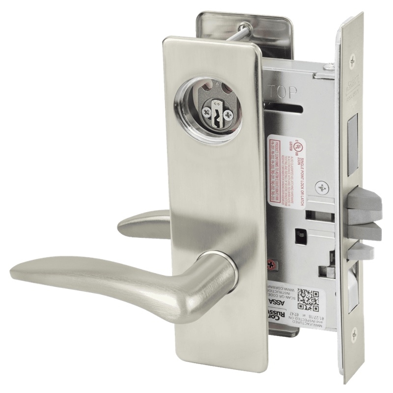 Picture of Corbin Russwin ML2067 DSM Apartment or Dormitory Mortise Lock, DS Lever, M Escutcheon
