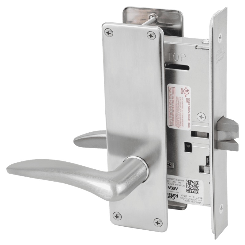 Picture of Corbin Russwin ML2010 DSN Passage or Closet Mortise Lock, DS Lever, N Escutcheon