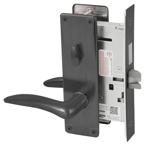 Picture of Corbin Russwin ML2020 DSN Privacy, Bedroom or Bathroom Mortise Lock, DS Lever, N Escutcheon