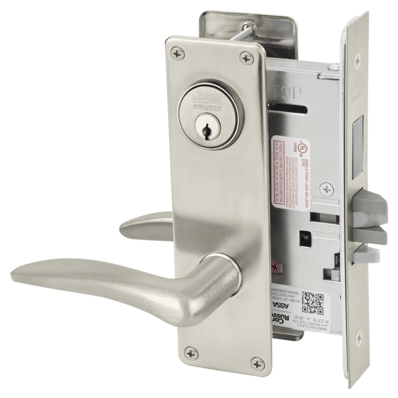 Picture of Corbin Russwin ML2029 DSN Hotel or Motel Mortise Lock, DS Lever, N Escutcheon