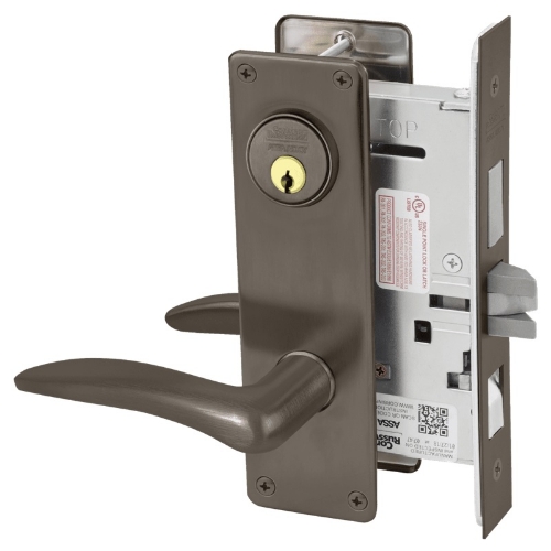 Picture of Corbin Russwin ML2048 DSN Entrance or Apartment Mortise Lock, DS Lever, N Escutcheon