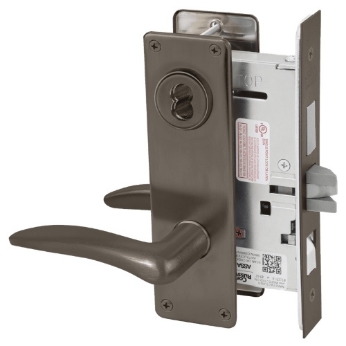 Picture of Corbin Russwin ML2048 DSN Entrance or Apartment Mortise Lock, DS Lever, N Escutcheon