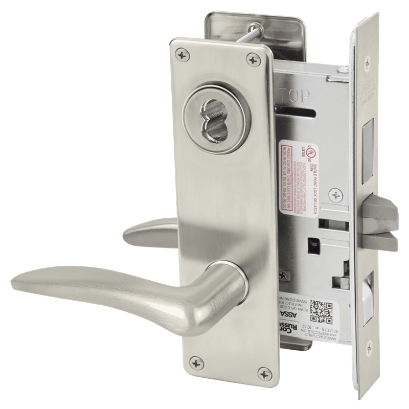 Picture of Corbin Russwin ML2048 DSN Entrance or Apartment Mortise Lock, DS Lever, N Escutcheon