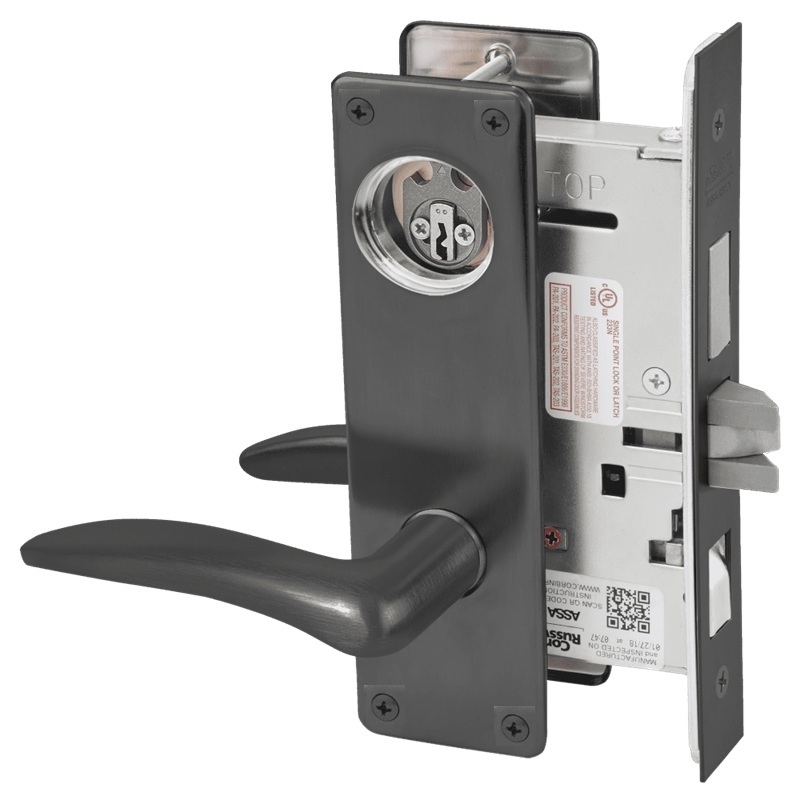 Picture of Corbin Russwin ML2048 DSN Entrance or Apartment Mortise Lock, DS Lever, N Escutcheon