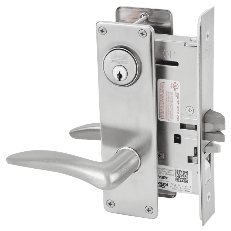 Picture of Corbin Russwin ML2051 DSN Entrance or Office Mortise Lock, DS Lever, N Escutcheon