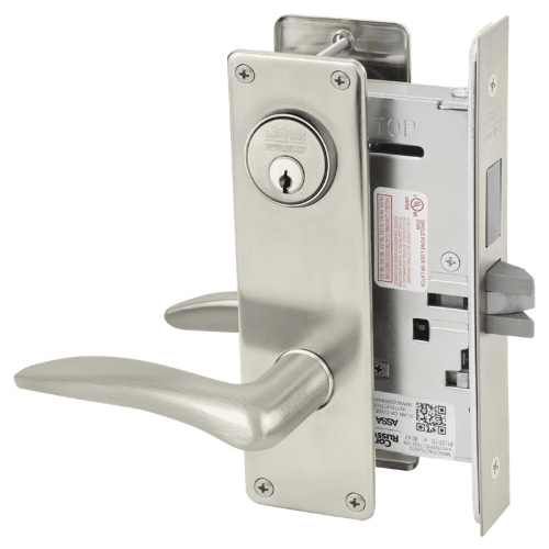 Picture of Corbin Russwin ML2065 DSN Dormitory or Entrance Mortise Lock, DS Lever, N Escutcheon