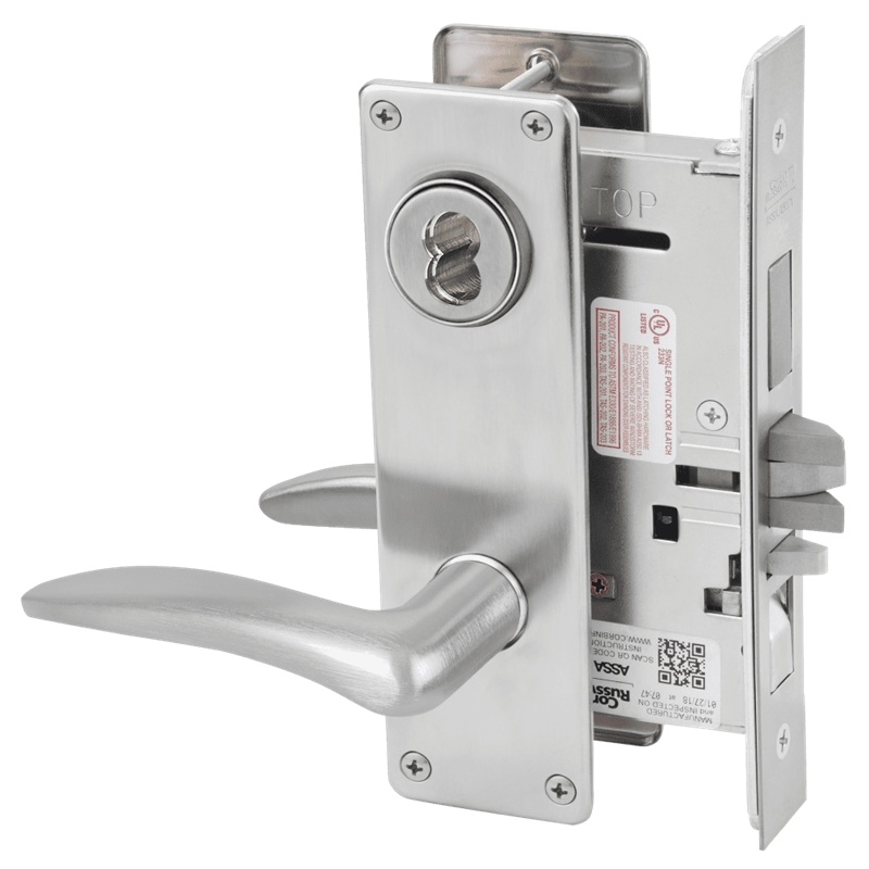 Picture of Corbin Russwin ML2067 DSN Apartment or Dormitory Mortise Lock, DS Lever, N Escutcheon