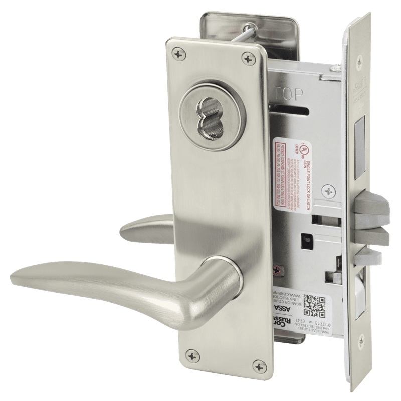 Picture of Corbin Russwin ML2067 DSN Apartment or Dormitory Mortise Lock, DS Lever, N Escutcheon