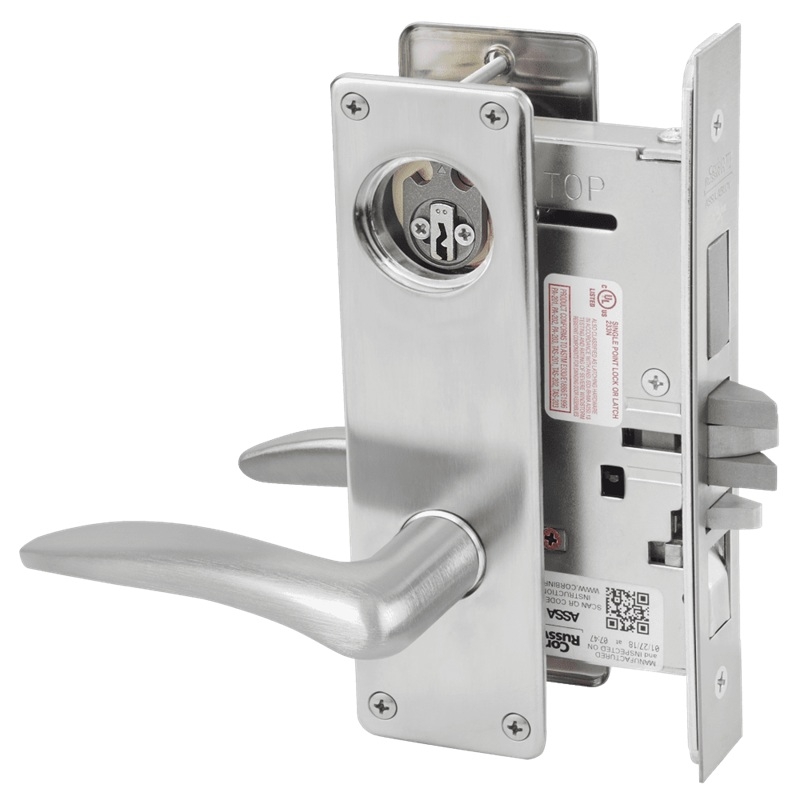 Picture of Corbin Russwin ML2067 DSN Apartment or Dormitory Mortise Lock, DS Lever, N Escutcheon