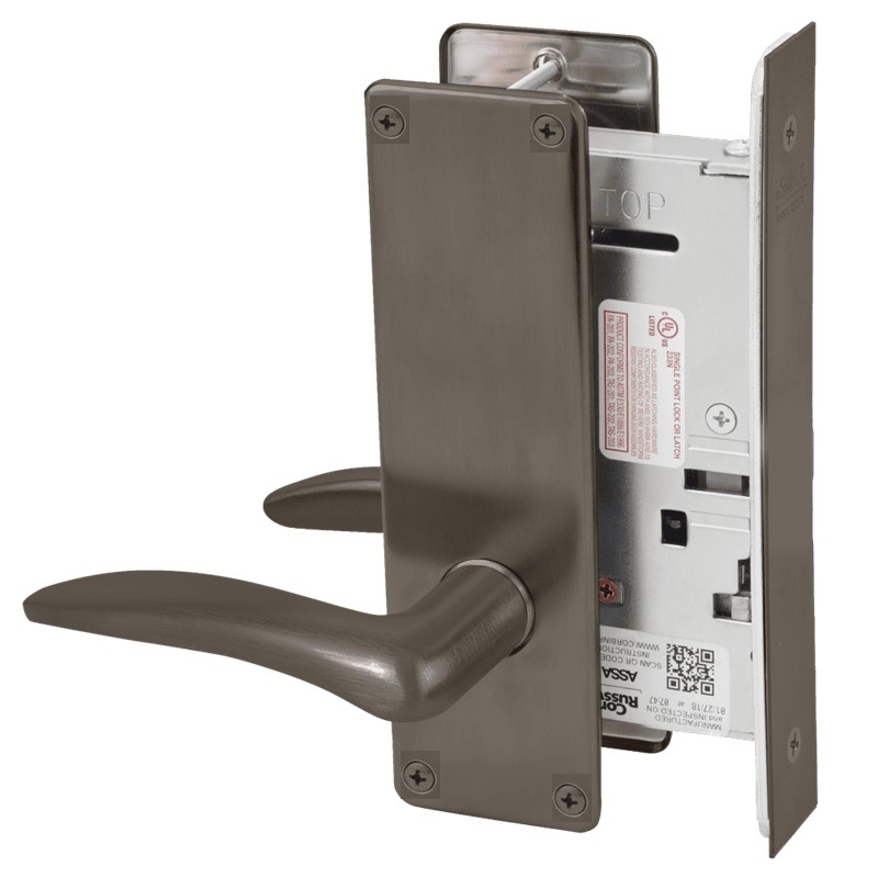 Picture of Corbin Russwin ML2070 DSN Full Dummy Trim Mortise Trim, DS Lever, N Escutcheon