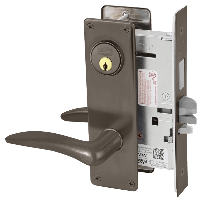 Picture of Corbin Russwin ML2072 DSN Classroom Intruder Mortise Lock, DS Lever, N Escutcheon