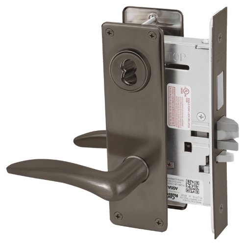 Picture of Corbin Russwin ML2075 DSN Security Entrance or Office Mortise Lock, DS Lever, N Escutcheon