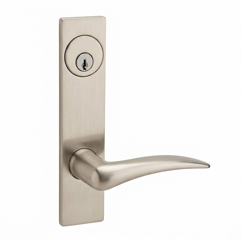 Picture of Corbin Russwin ML2042 DSP Entrance or Public Restroom Mortise Lock, DS Lever, P Escutcheon