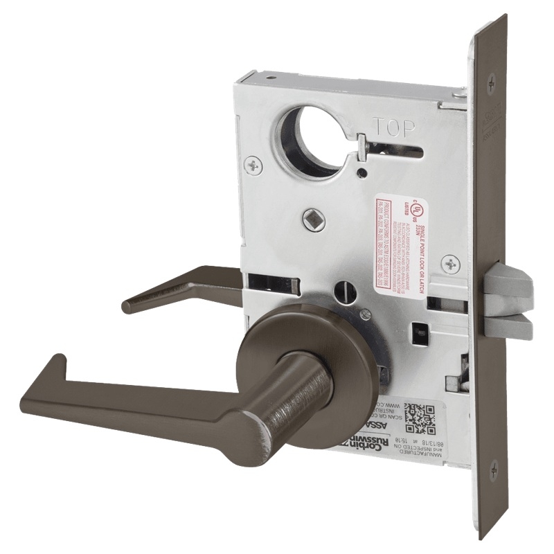 Picture of Corbin Russwin ML2010 ESA Passage or Closet Mortise Lock, ES Lever, A Rose