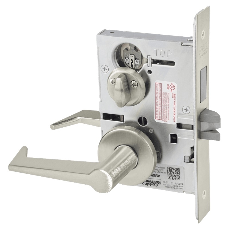 Picture of Corbin Russwin ML2020 ESA Privacy, Bedroom or Bathroom Mortise Lock, ES Lever, A Rose