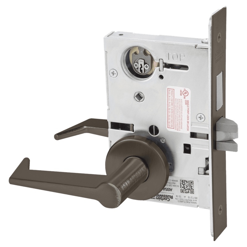 Picture of Corbin Russwin ML2065 ESA Dormitory or Entrance Mortise Lock, ES Lever, A Rose