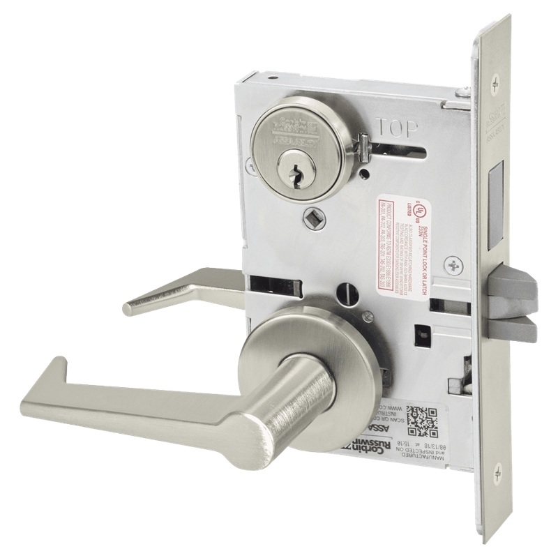 Picture of Corbin Russwin ML2065 ESA Dormitory or Entrance Mortise Lock, ES Lever, A Rose
