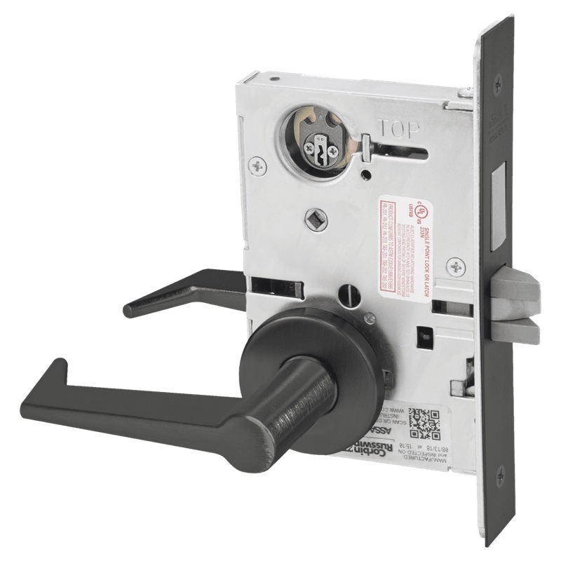 Picture of Corbin Russwin ML2065 ESA Dormitory or Entrance Mortise Lock, ES Lever, A Rose