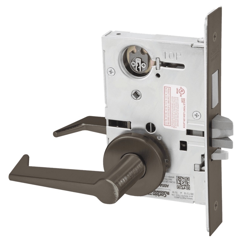 Picture of Corbin Russwin ML2072 ESA Classroom Intruder Mortise Lock, ES Lever, A Rose,