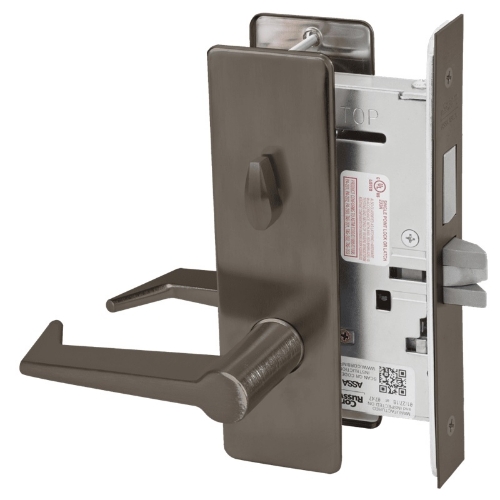 Picture of Corbin Russwin ML2020 ESM Privacy, Bedroom or Bathroom Mortise Lock, ES Lever, M Escutcheon