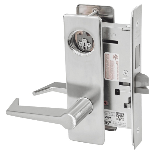 Picture of Corbin Russwin ML2024 ESM Entrance or Storeroom Mortise Lock, ES Lever, M Escutcheon