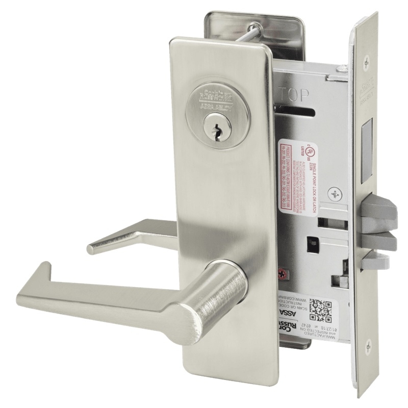 Picture of Corbin Russwin ML2029 ESM Hotel or Motel Mortise Lock, ES Lever, M Escutcheon