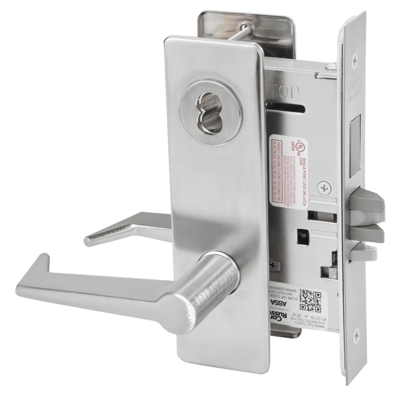 Picture of Corbin Russwin ML2029 ESM Hotel or Motel Mortise Lock, ES Lever, M Escutcheon