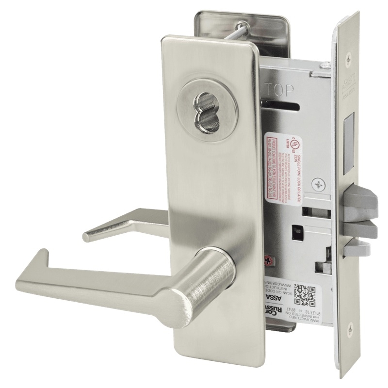 Picture of Corbin Russwin ML2029 ESM Hotel or Motel Mortise Lock, ES Lever, M Escutcheon