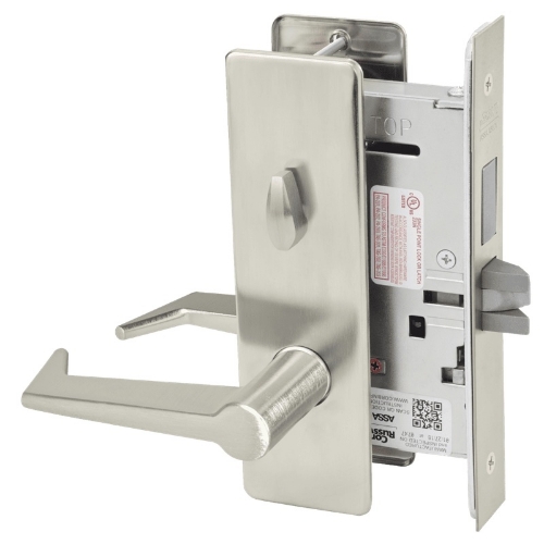 Picture of Corbin Russwin ML2030 ESM Privacy, Bedroom or Bathroom Mortise Lock, ES Lever, M Escutcheon