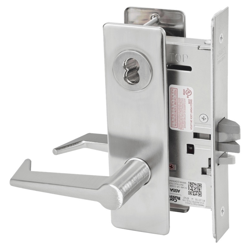Picture of Corbin Russwin ML2032 ESM Institution or Utility Mortise Lock, ES Lever, M Escutcheon