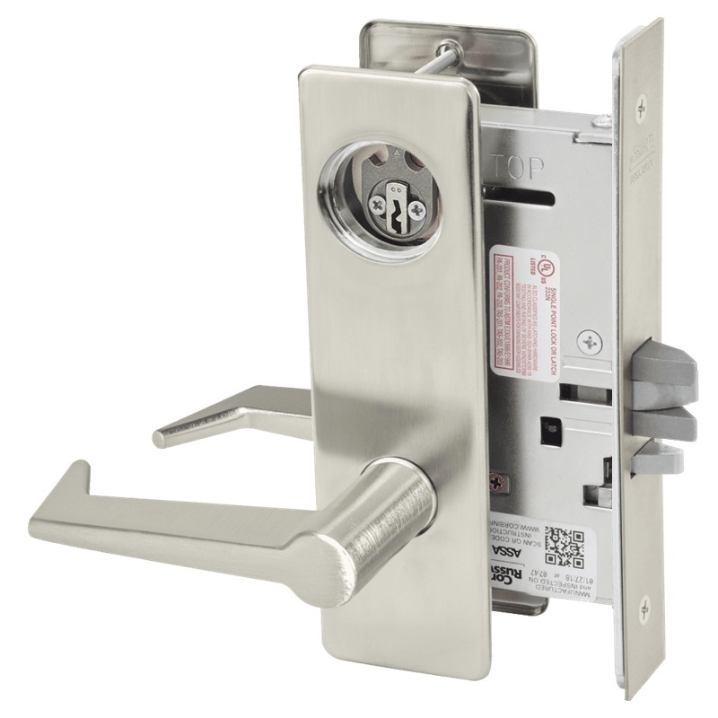 Picture of Corbin Russwin ML2032 ESM Institution or Utility Mortise Lock, ES Lever, M Escutcheon