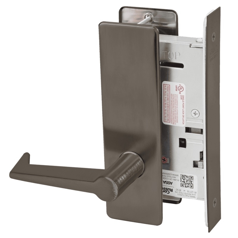 Picture of Corbin Russwin ML2050 ESM Half Dummy Trim Mortise Lock, ES Lever, M Escutcheon