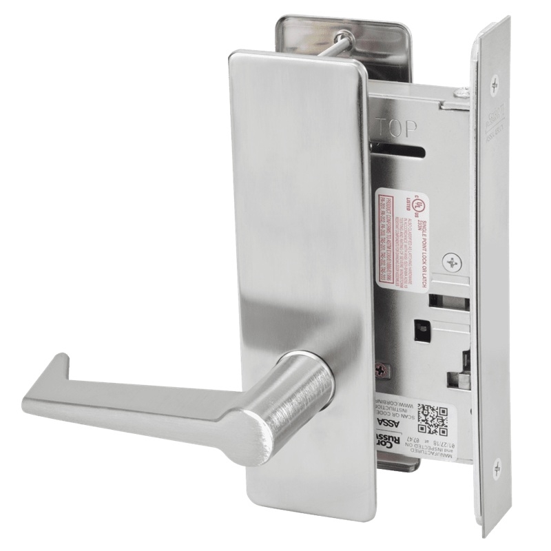 Picture of Corbin Russwin ML2050 ESM Half Dummy Trim Mortise Lock, ES Lever, M Escutcheon