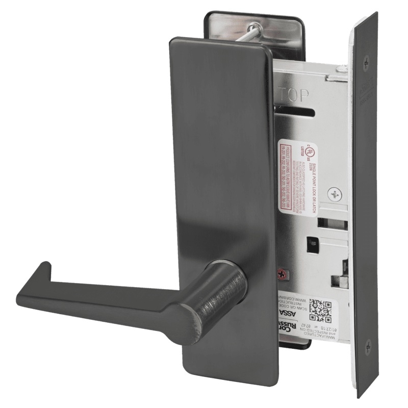 Picture of Corbin Russwin ML2050 ESM Half Dummy Trim Mortise Lock, ES Lever, M Escutcheon