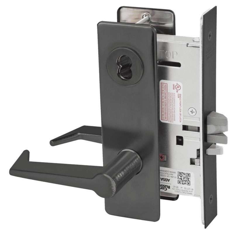 Picture of Corbin Russwin ML2055 ESM Classroom Mortise Lock, ES Lever, M Escutcheon